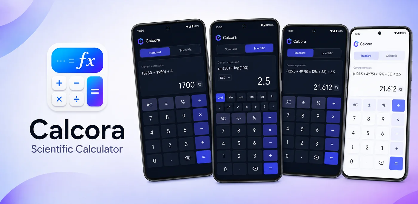 Calcora project preview