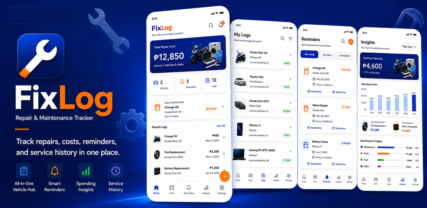 FixLog project preview
