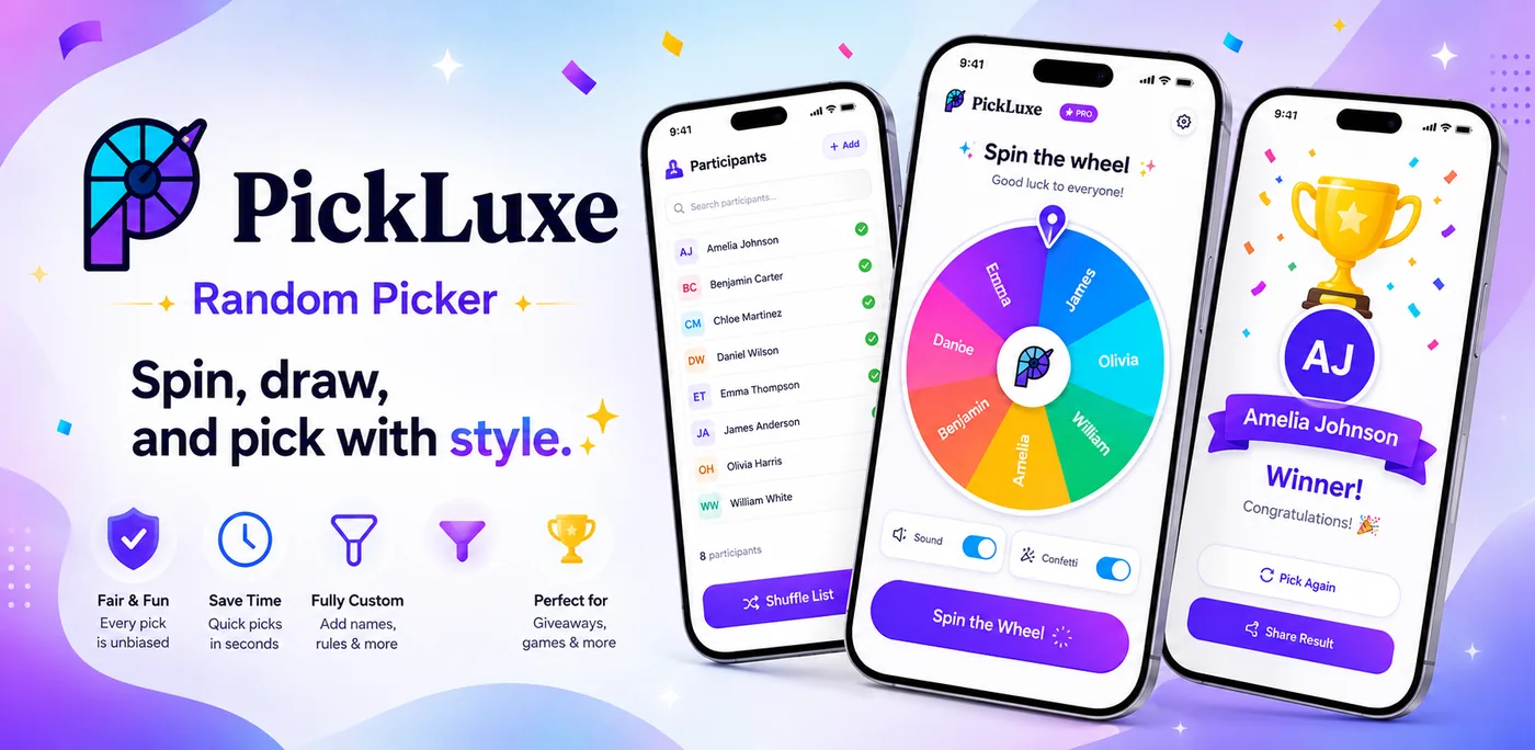 PickLuxe project preview