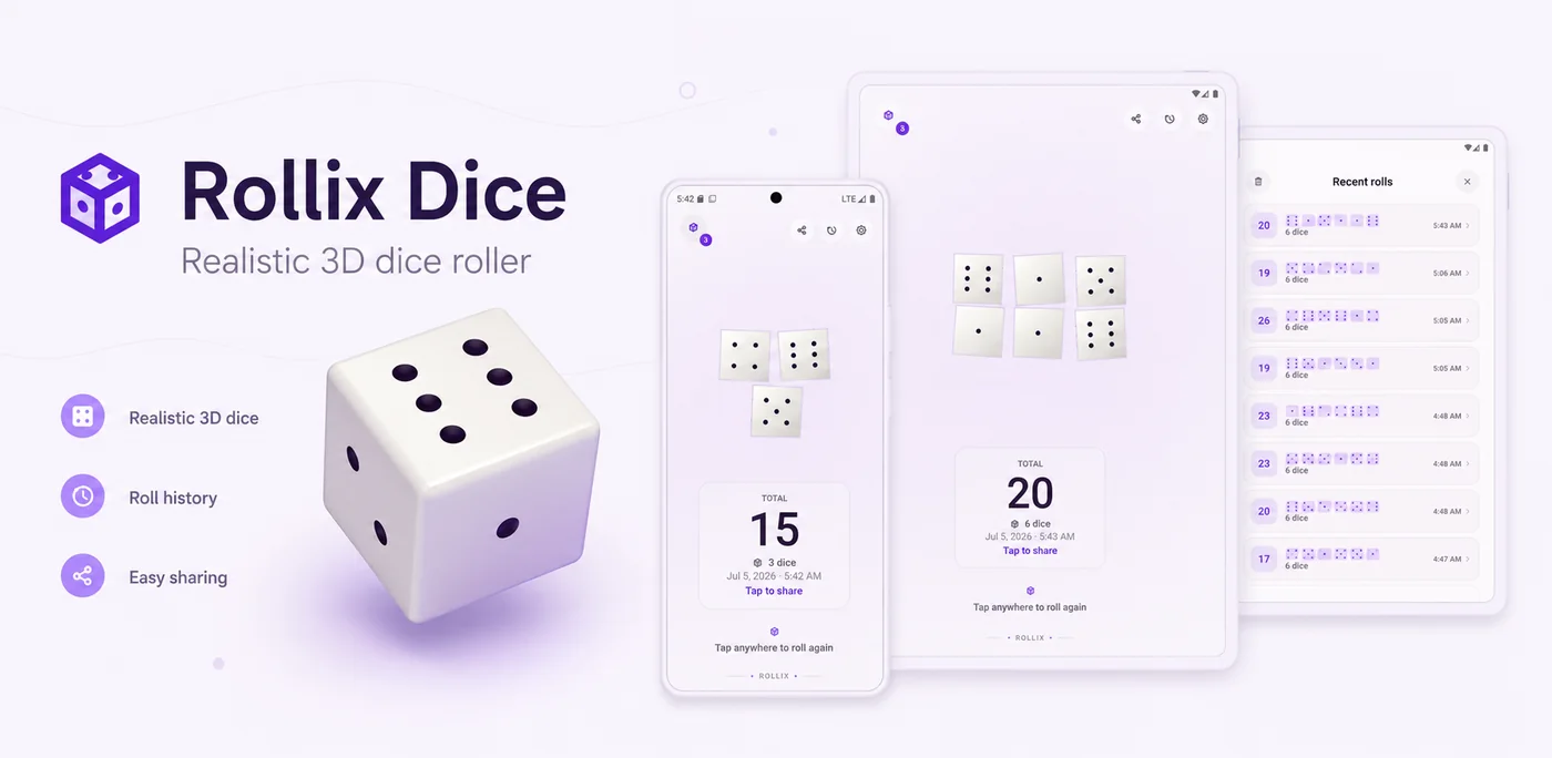 Rollix Dice project preview
