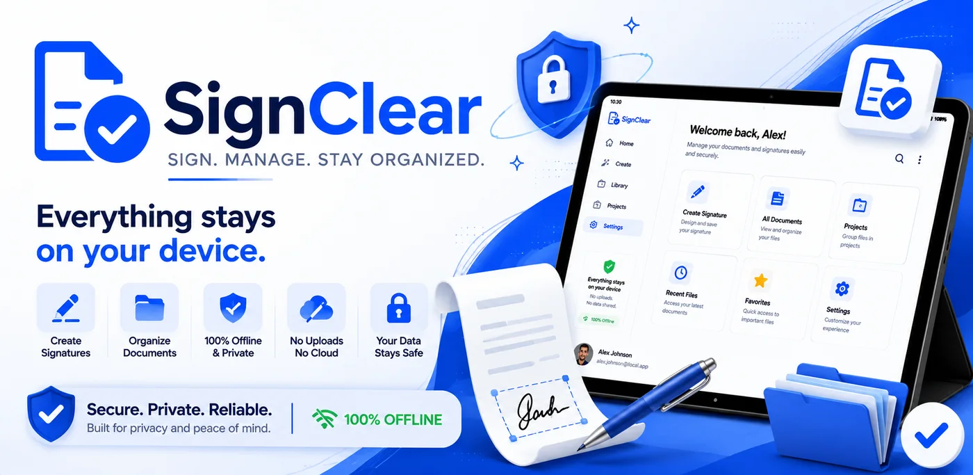 SignClear project preview
