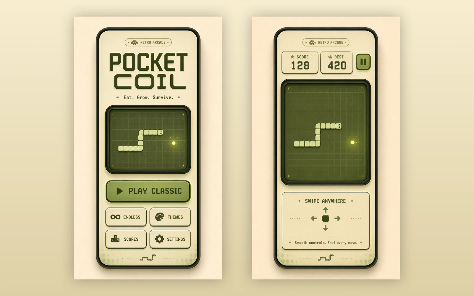 Pocket Coil: Core gameplay