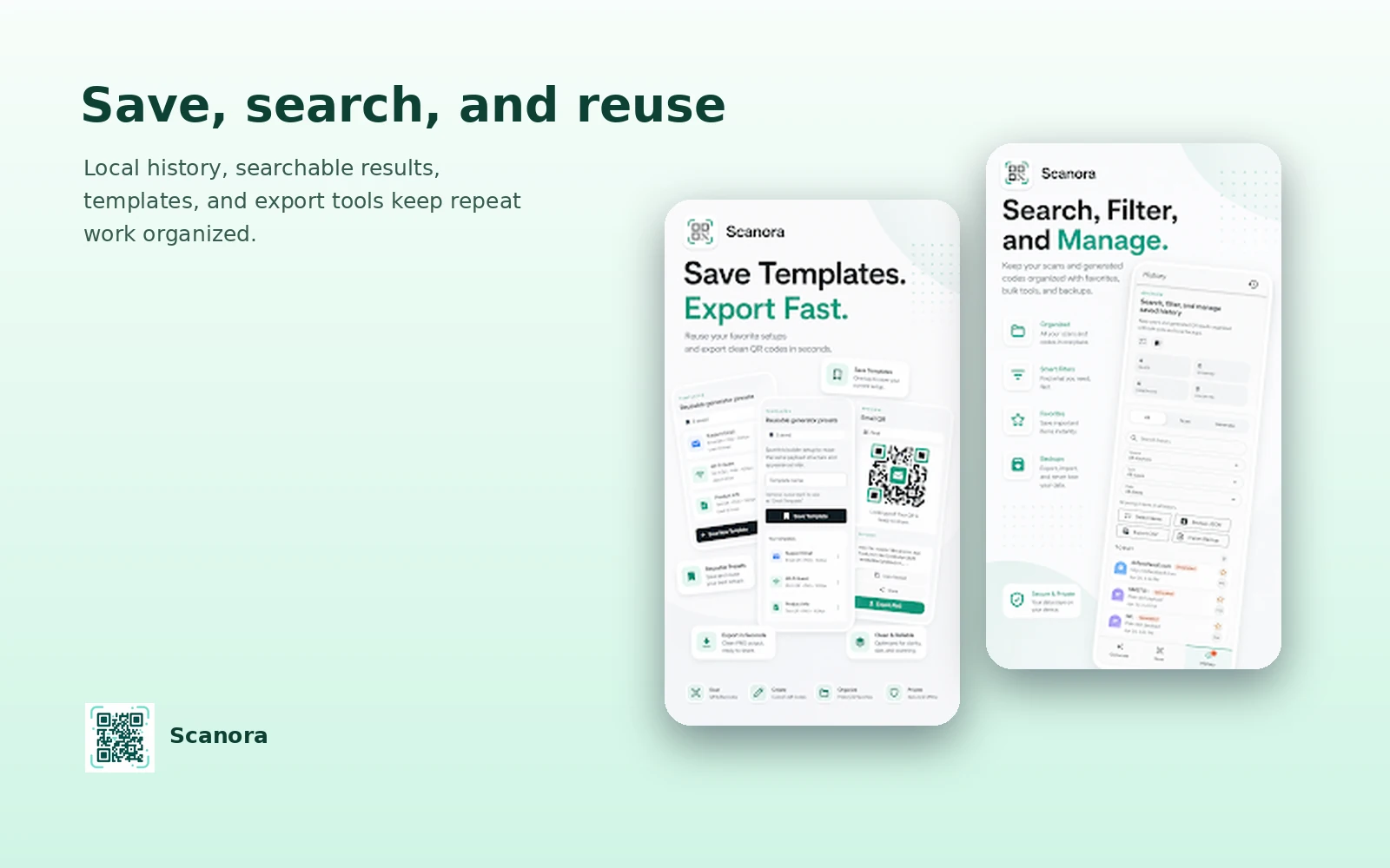 Scanora: History and organization