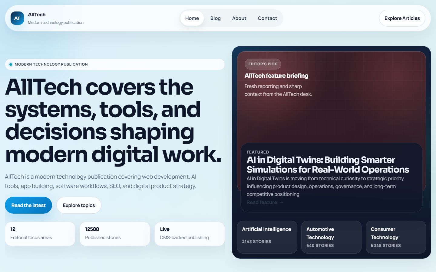 AllTech project preview