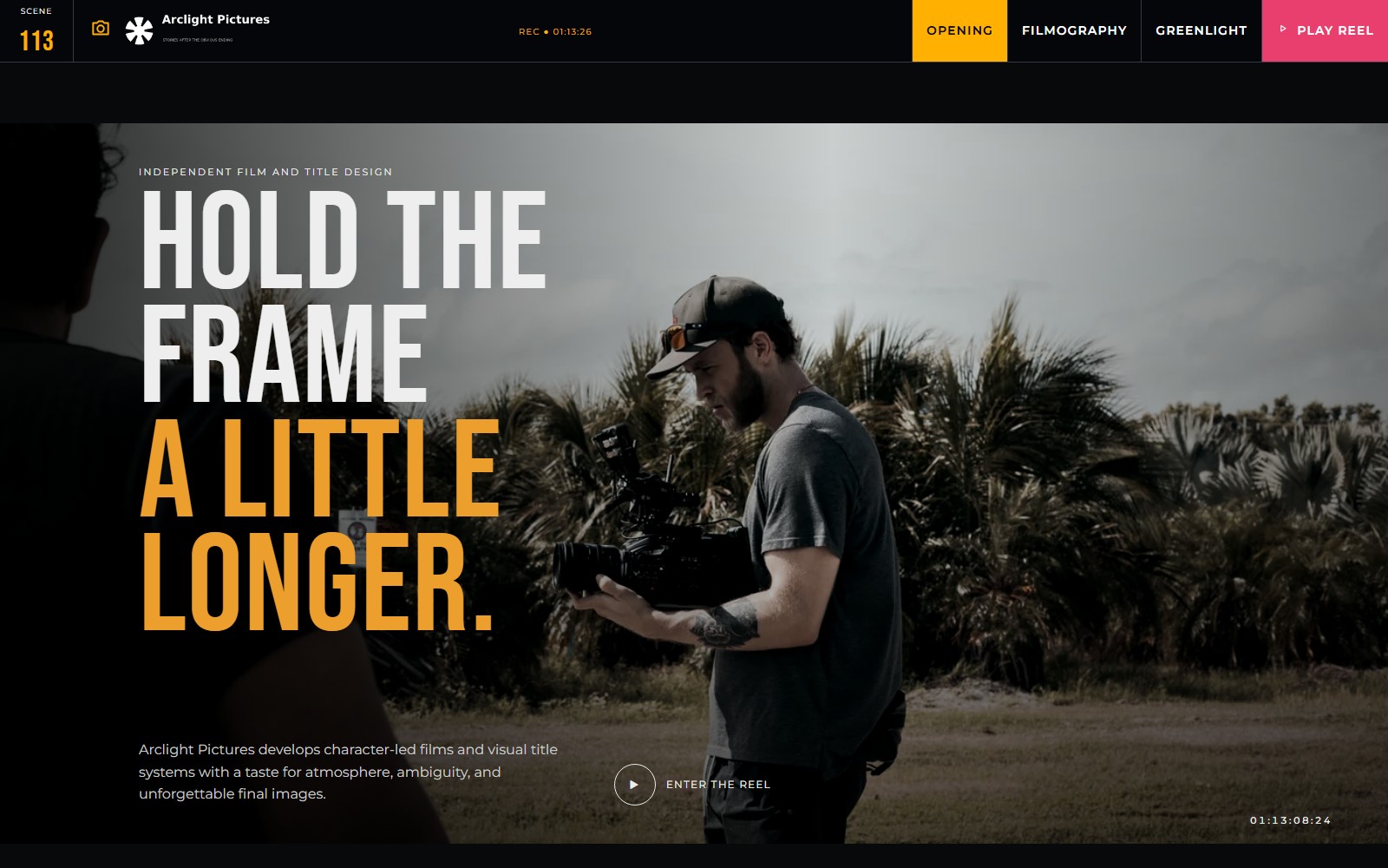 Arclight Pictures website preview