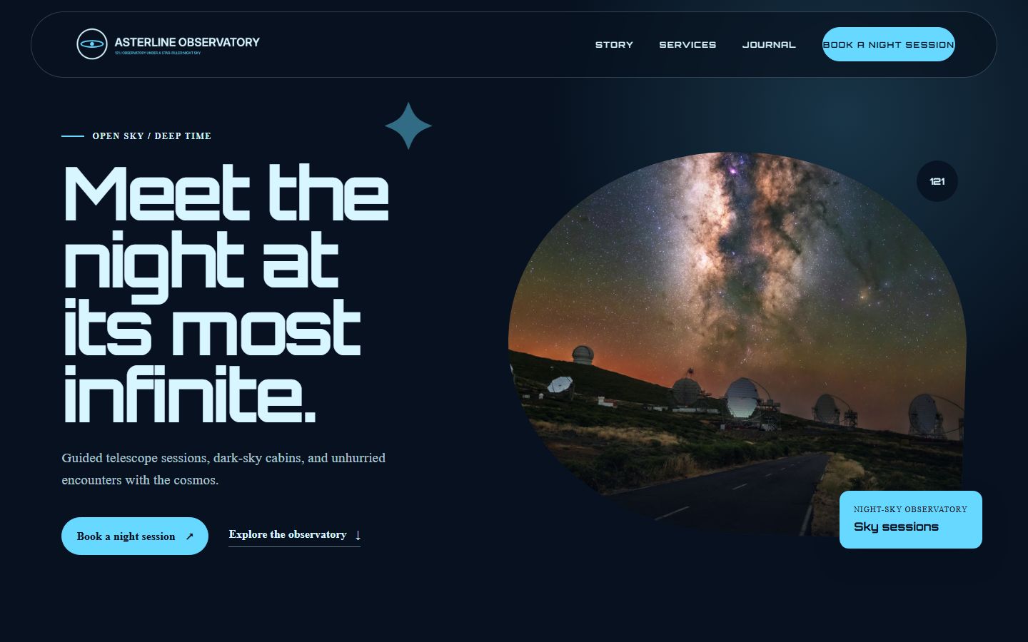 Asterline Observatory project preview