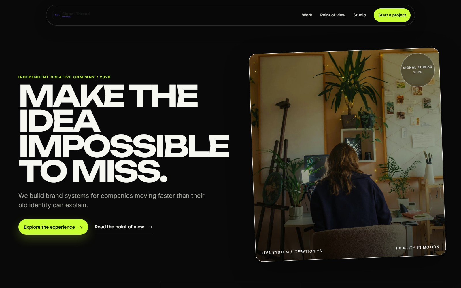 Signal Thread website preview