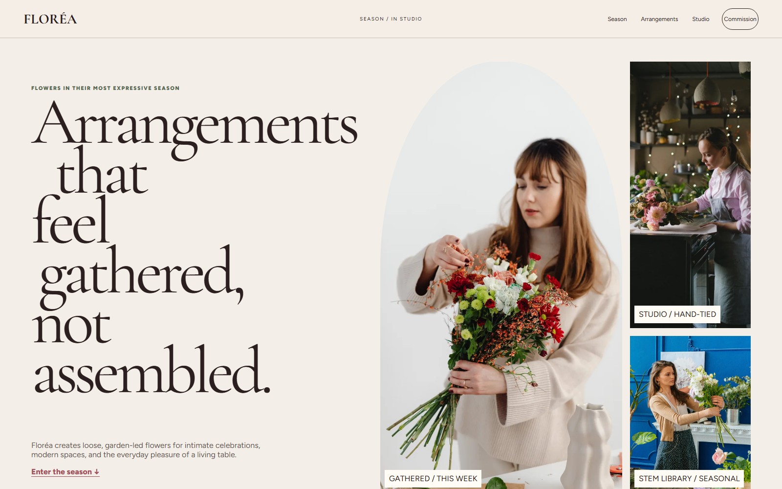 Florea website preview