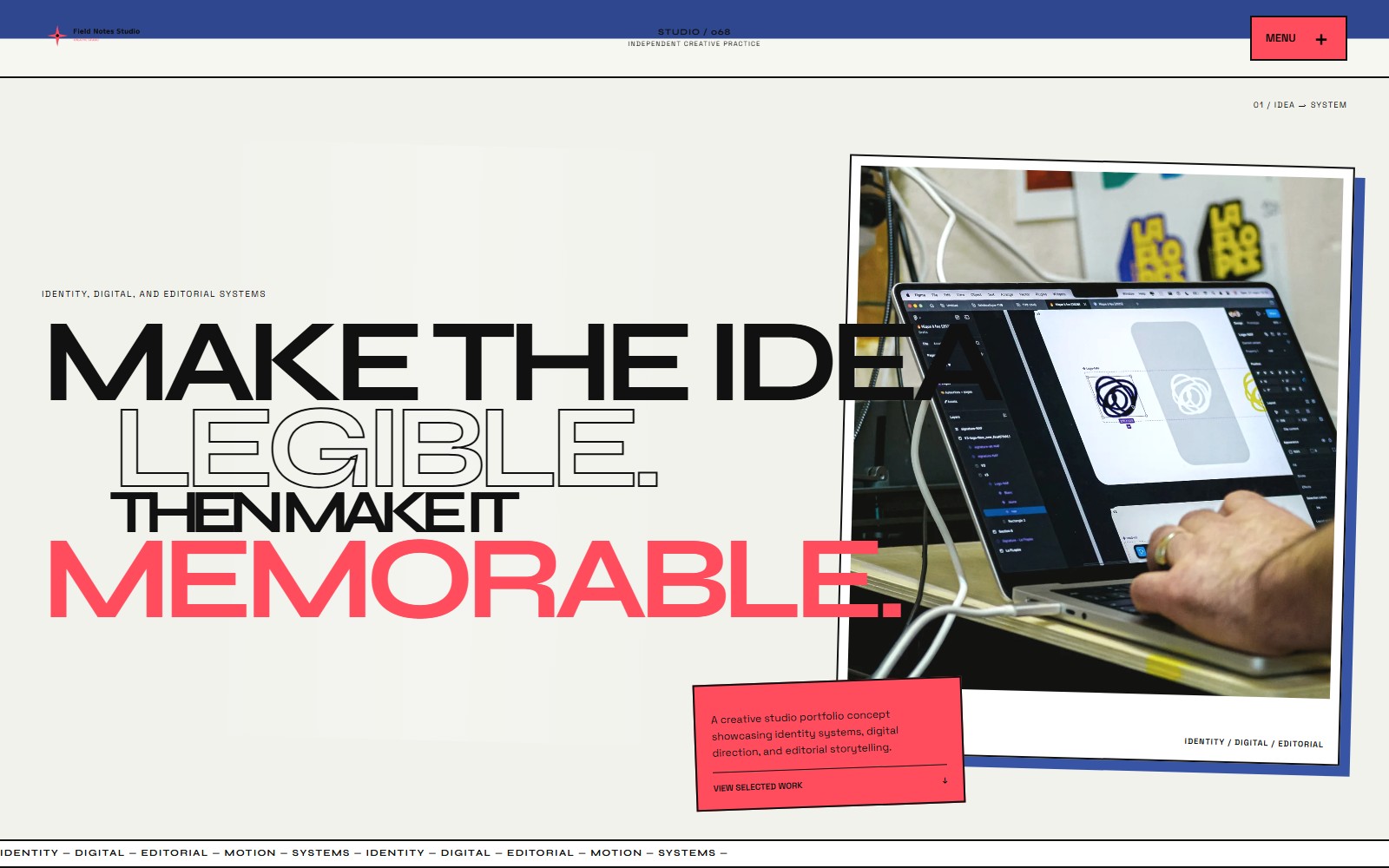 Field Notes Studio website preview