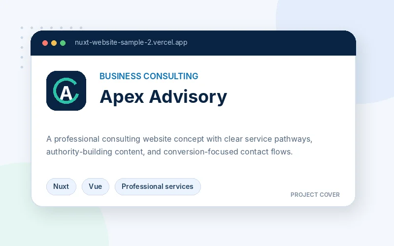 AI SaaS Landing Page project preview