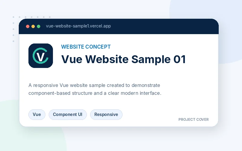 Vue Brand Showcase project preview